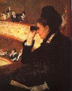 Mary Cassatt At the Opera oil painting